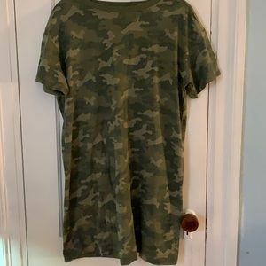 Camo t-shirt dress